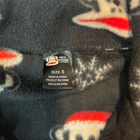 Y2K Paul Frank Julius Monkey Fleece Pajama Set Women's Small Sleepwear 2010 - Picture 4 of 15